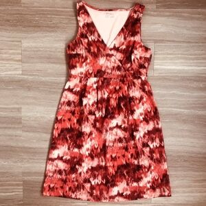 Eddie Bauer Coral V-neck Dress